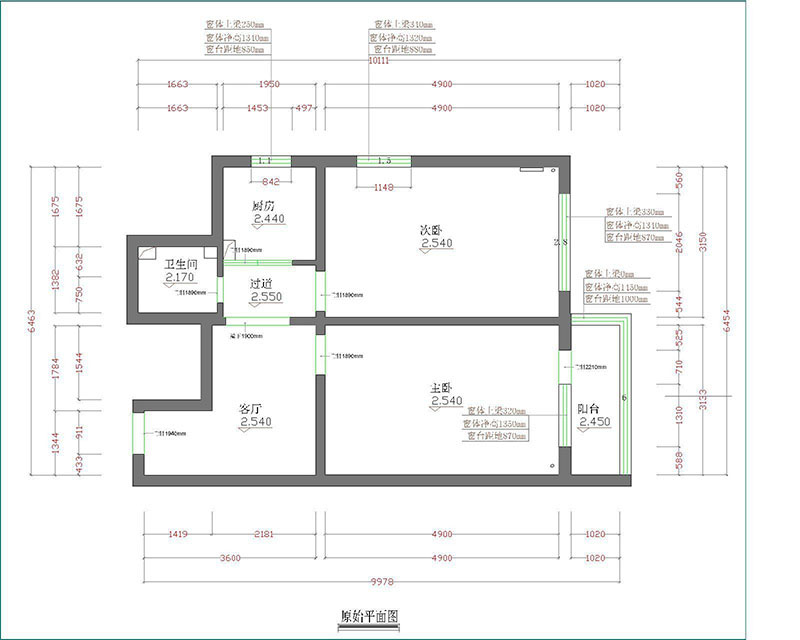 景王墳現代簡約風格戶型圖裝修效果圖